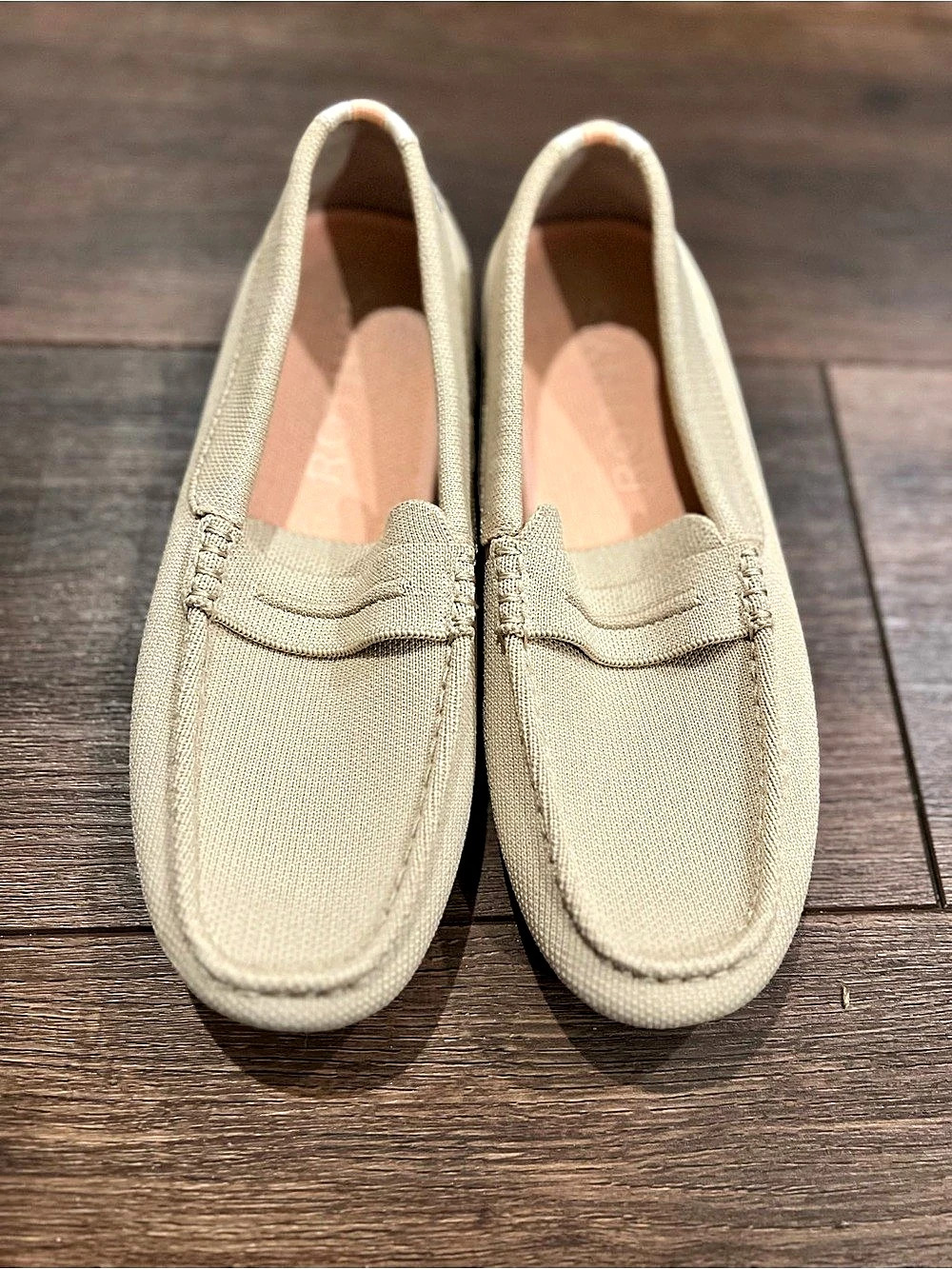 Rothy's The Driver Loafer Flats Beige Like New
